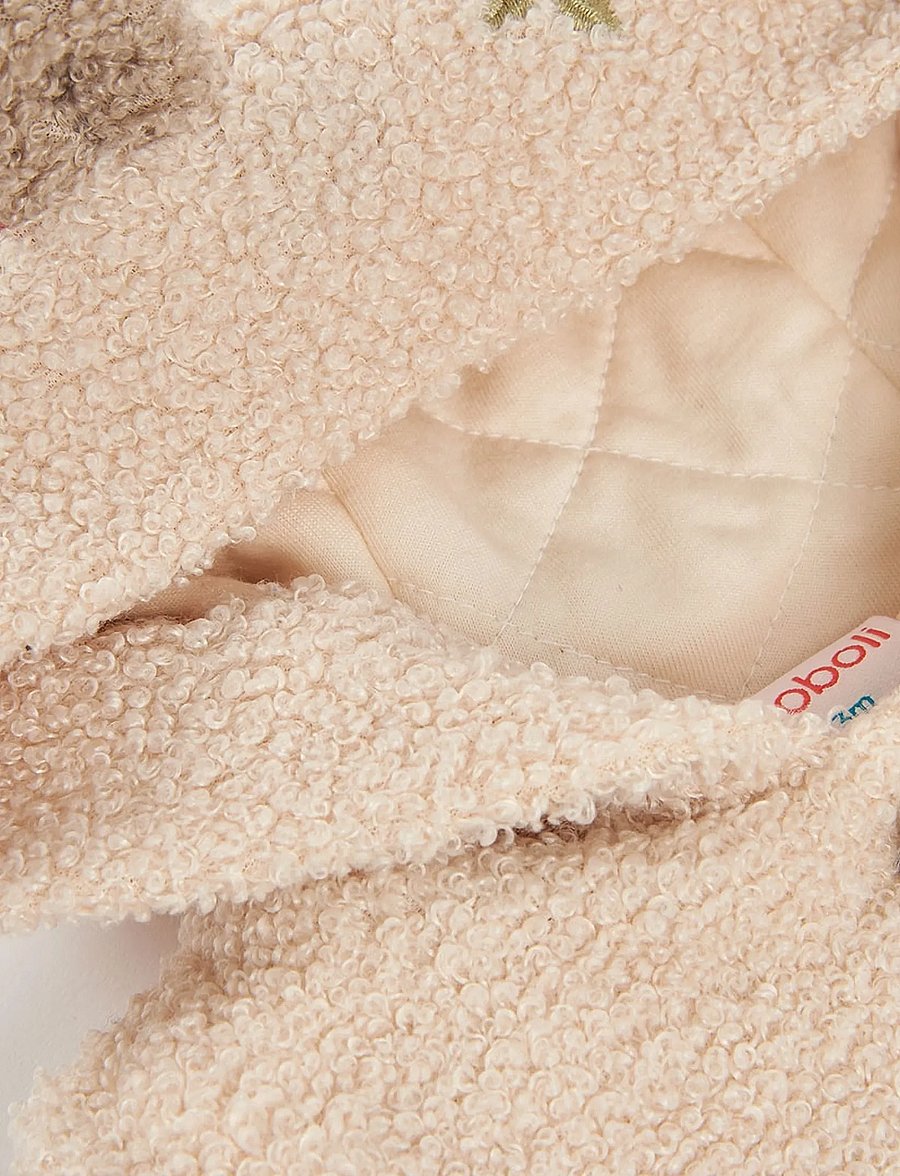 Boboli - Jacket embroidered for baby -BCI - fleecejacken - ecru - 3