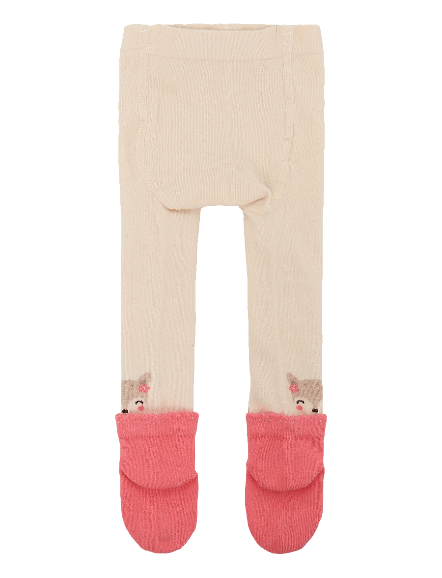 Boboli - Thick tights with socks for baby -BCI - strumpfhosen - ecru - 0