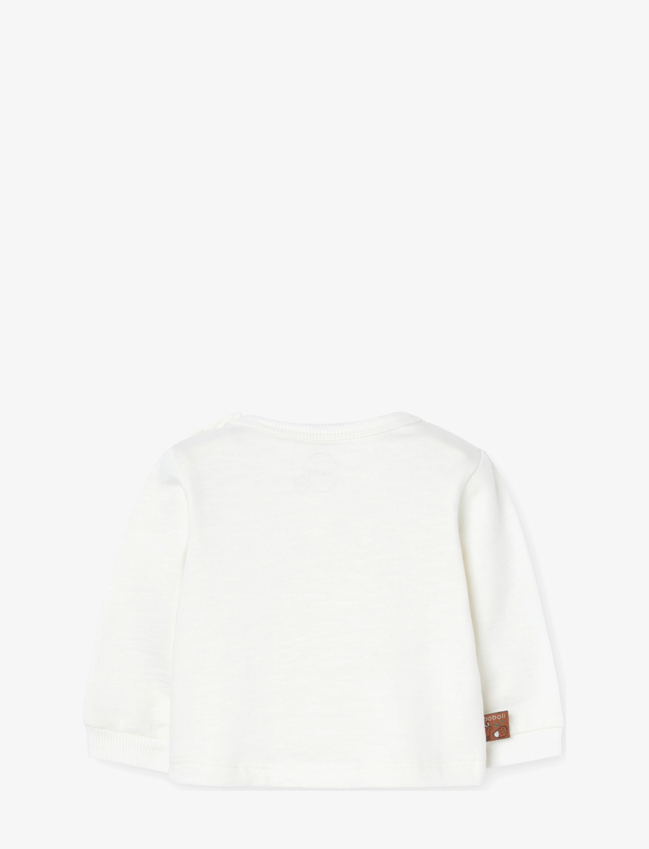 Boboli - Fleece sweatshirt for baby boy -BCI - langærmede t-shirts - off white - 1