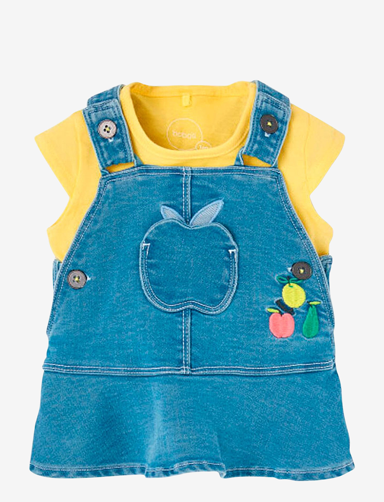 Boboli - Set knit - sæt med kortærmet t-shirt - mimosa - 0