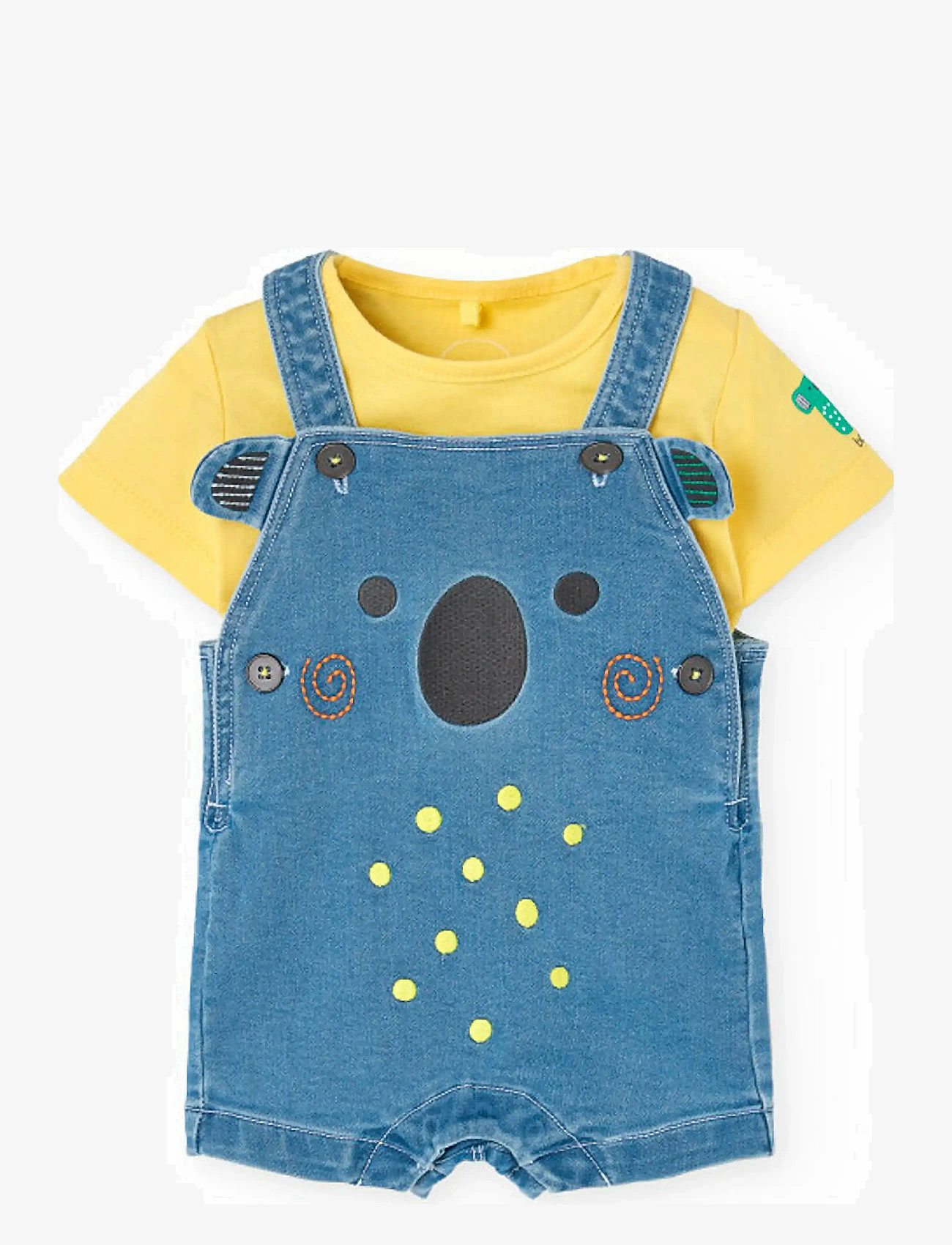 Boboli - Set knit - sets mit kurzärmeligem t-shirt - mimosa - 0