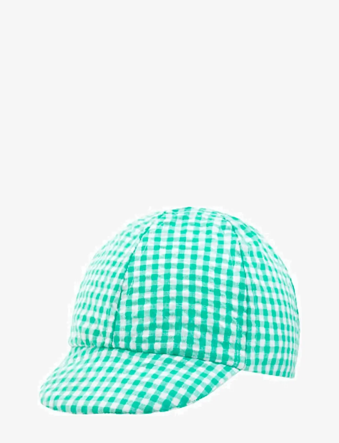 Boboli Poplin Cap Check, XXS42, Headwear, Grün - Caps, Kinder