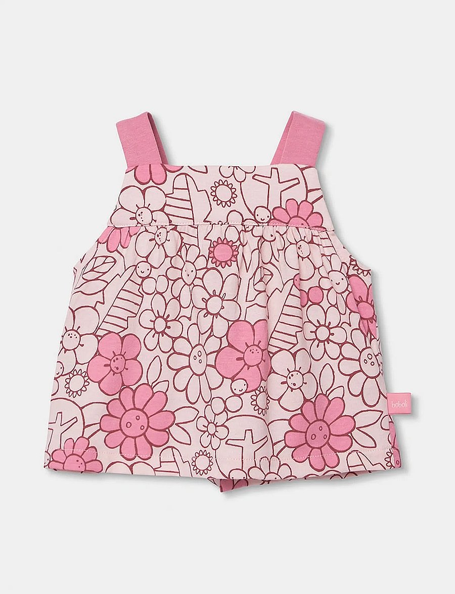 Boboli - Set knit floral for baby girl -BCI - sets mit kurzärmeligem t-shirt - print - 2