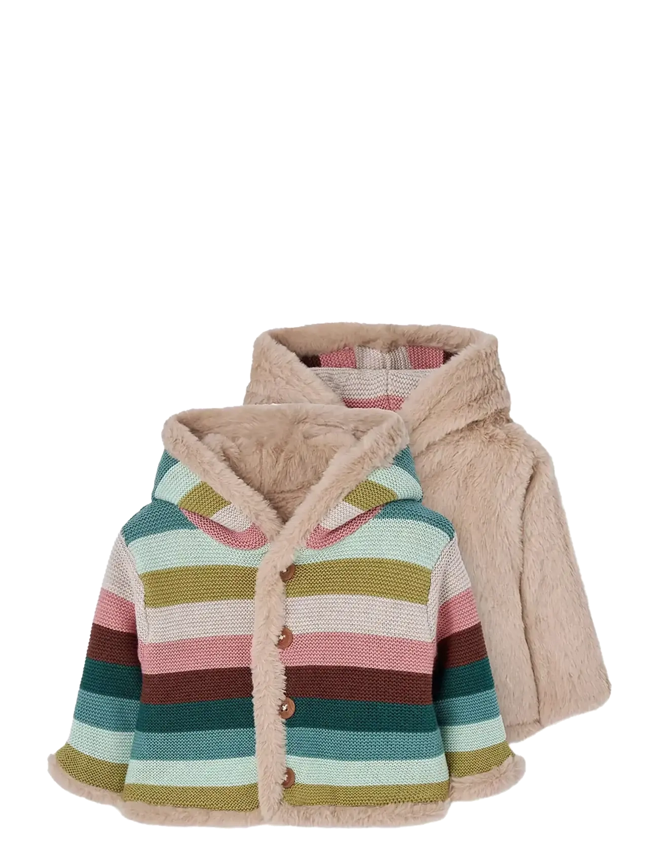 Boboli - Jacket reversible for baby -BCI - fleecejacken - linen - 3