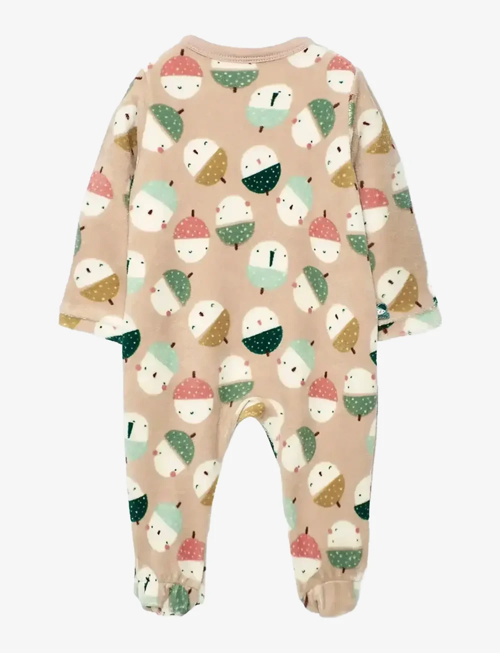 Boboli - Velour play suit printed for baby -BCI - langärmelig - print - 1