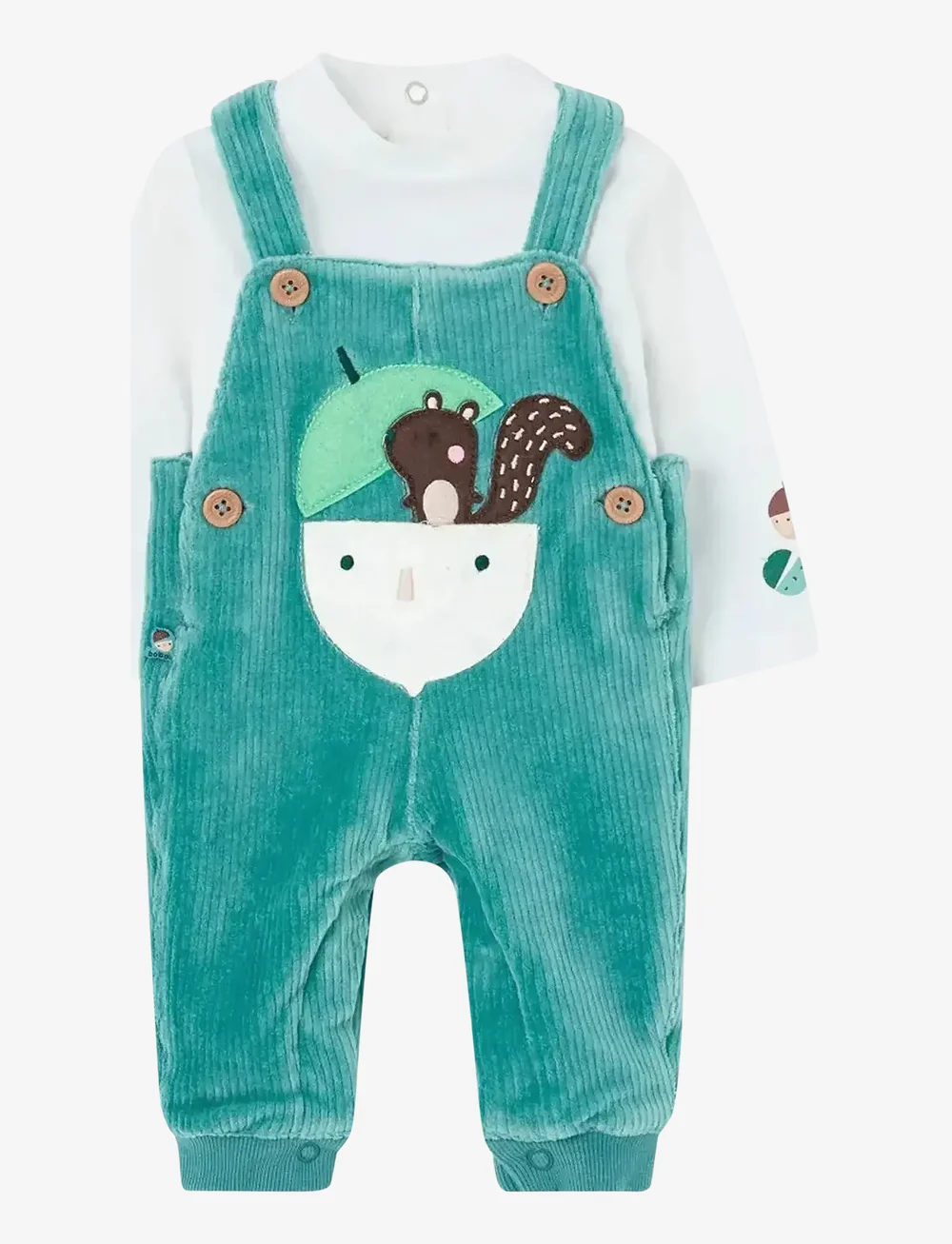 Boboli - Set knit -BCI - sets mit langärmeligem t-shirt - laurel - 0