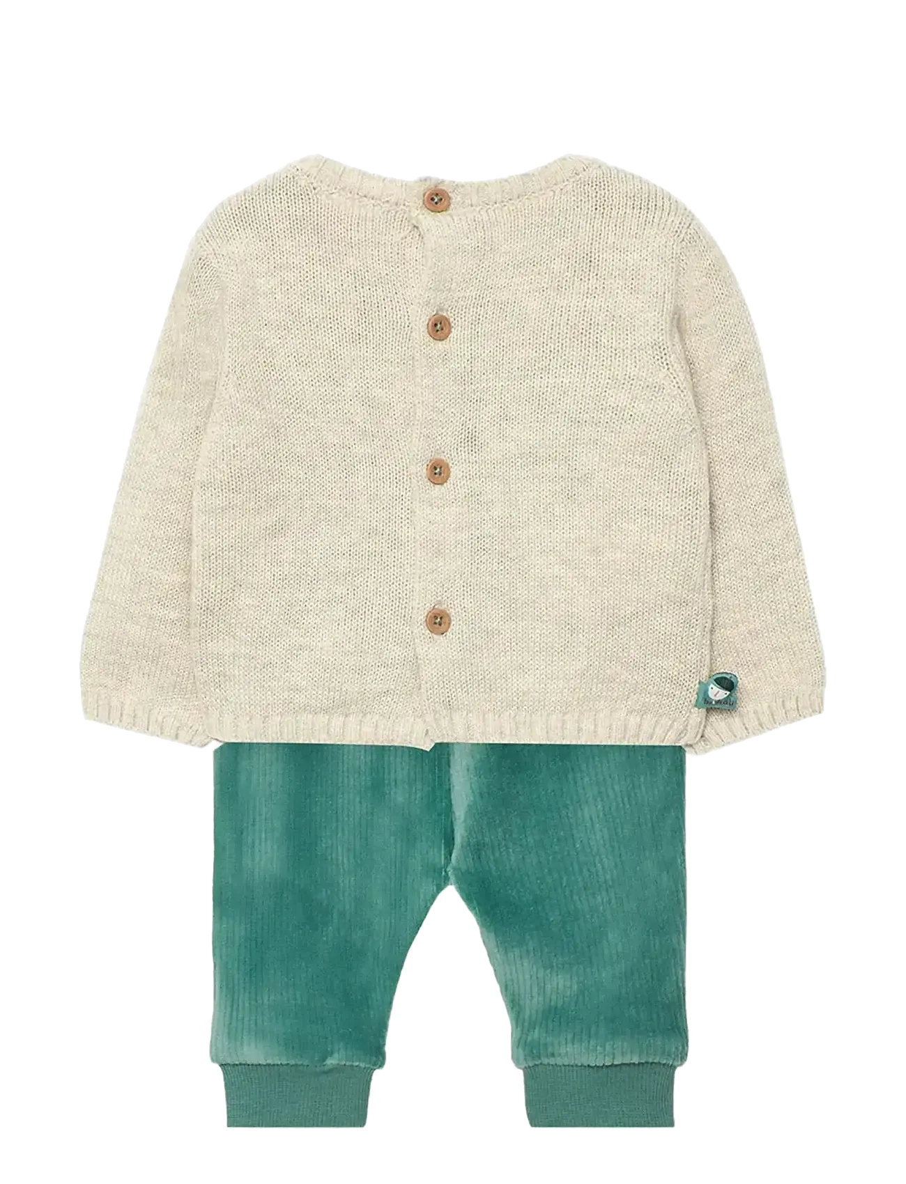 Boboli - Set knit   -BCI - sets with long-sleeved t-shirt - beige - 1