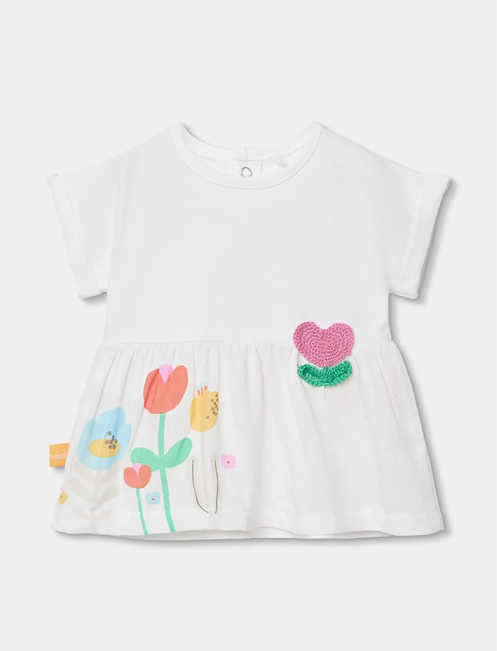 Boboli - Set knit combined for baby -BCI - ensembles avec t-shirt à manches courtes - white - 2