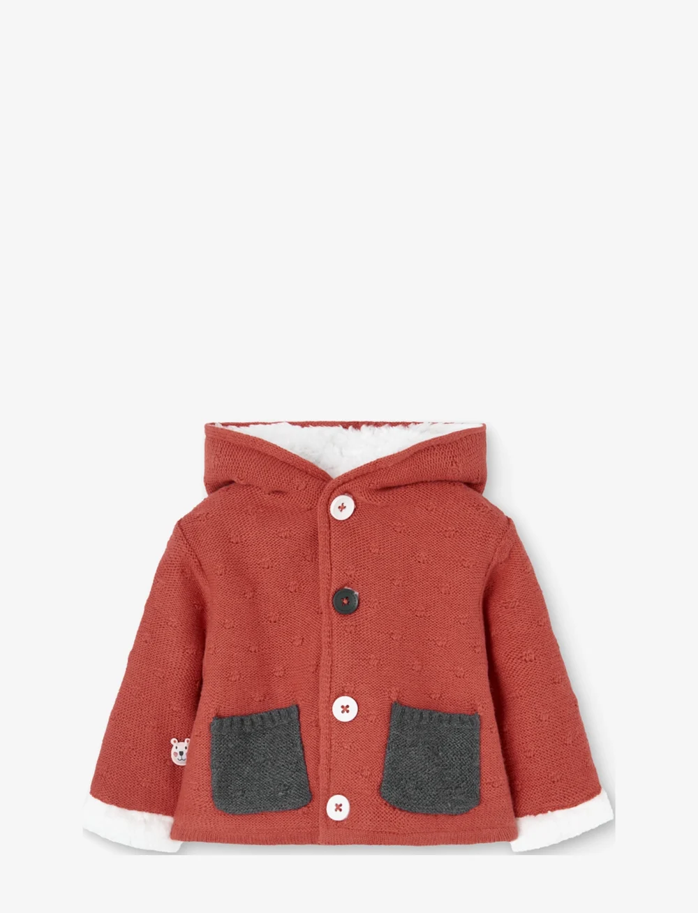 Boboli - Knitwear jacket for baby -BCI - koftor - copper - 1