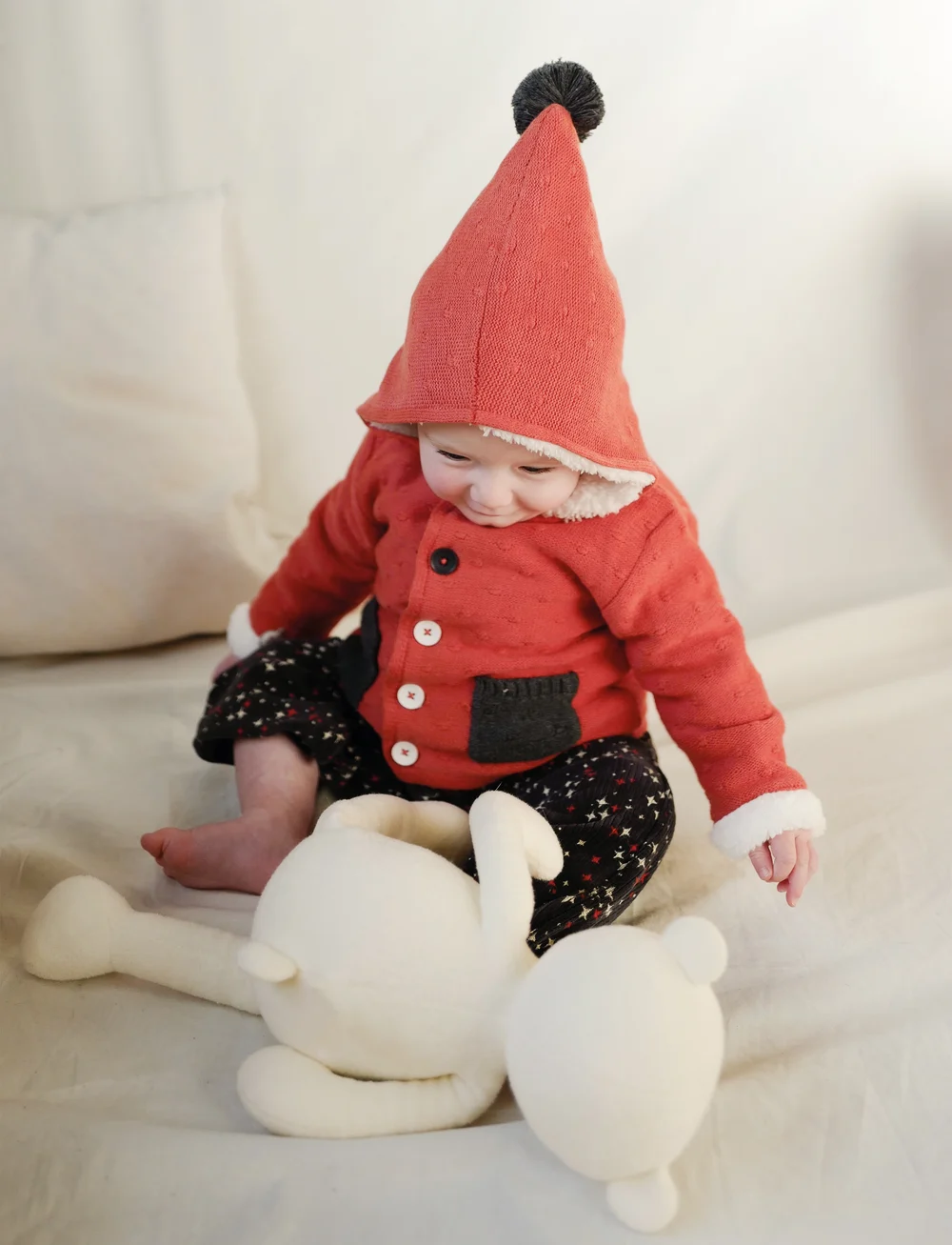Boboli - Knitwear jacket for baby -BCI - koftor - copper - 5
