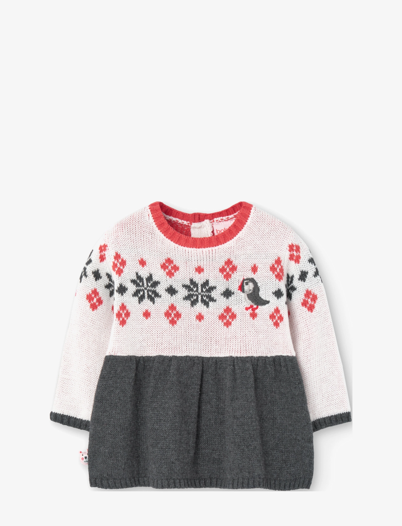 Boboli Knitwear dress for baby girl -BCI - Kleidung - OFF WHITE / multi