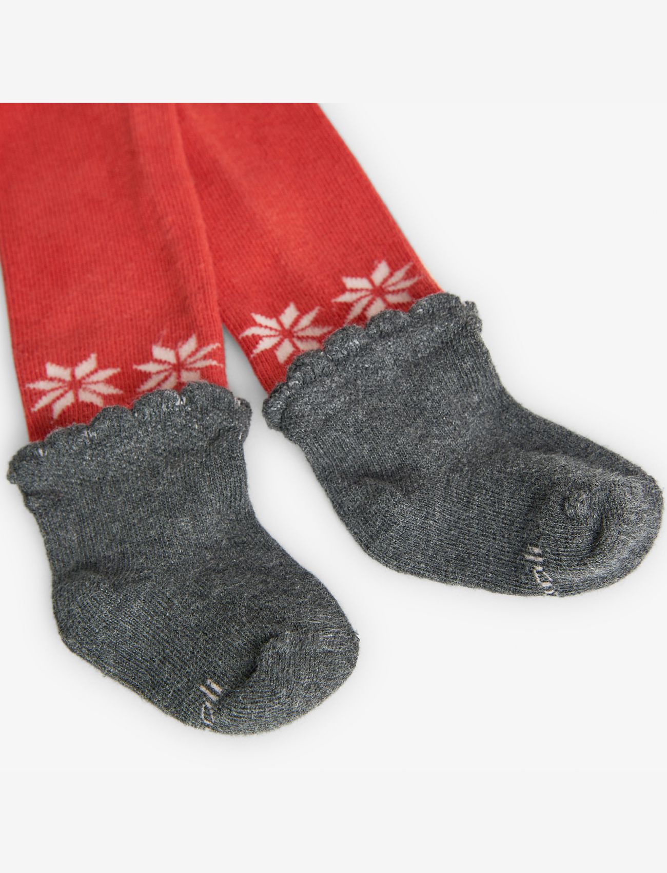 Boboli - Thick tights for baby girl -BCI - copper - 1