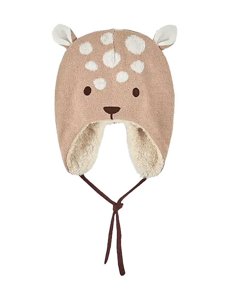 Boboli - Knitwear hat for baby -BCI - vinterhuer - linen - 0