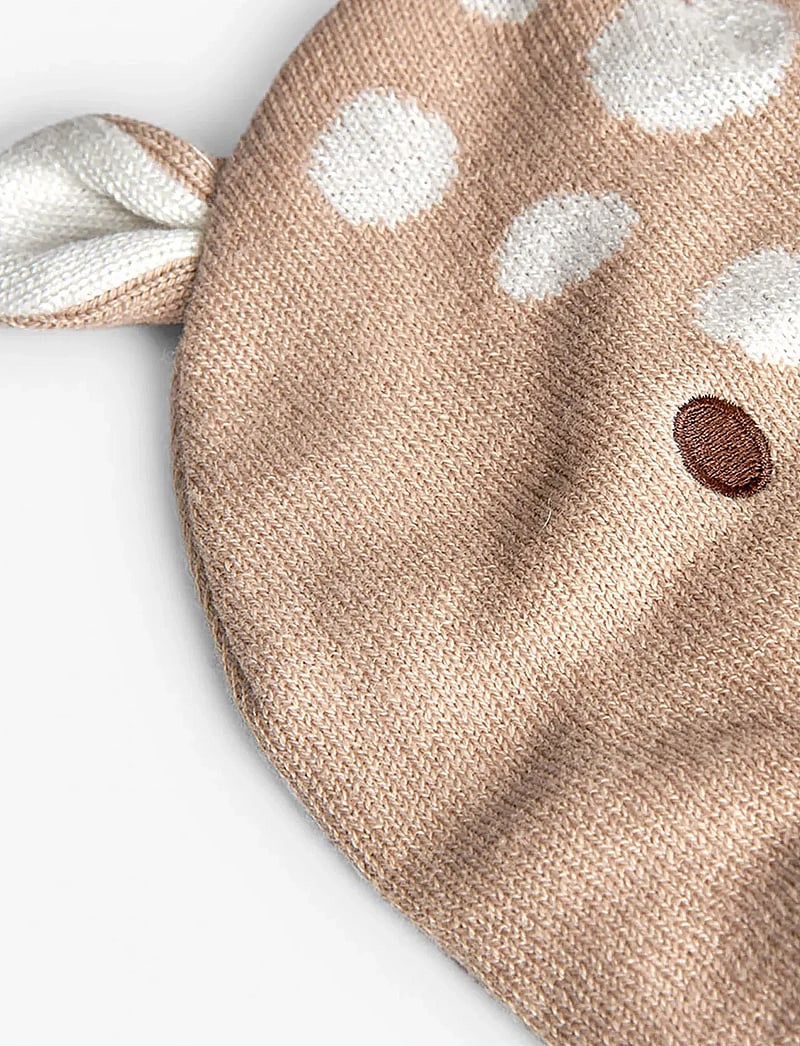 Boboli - Knitwear hat for baby -BCI - vinterhuer - linen - 2