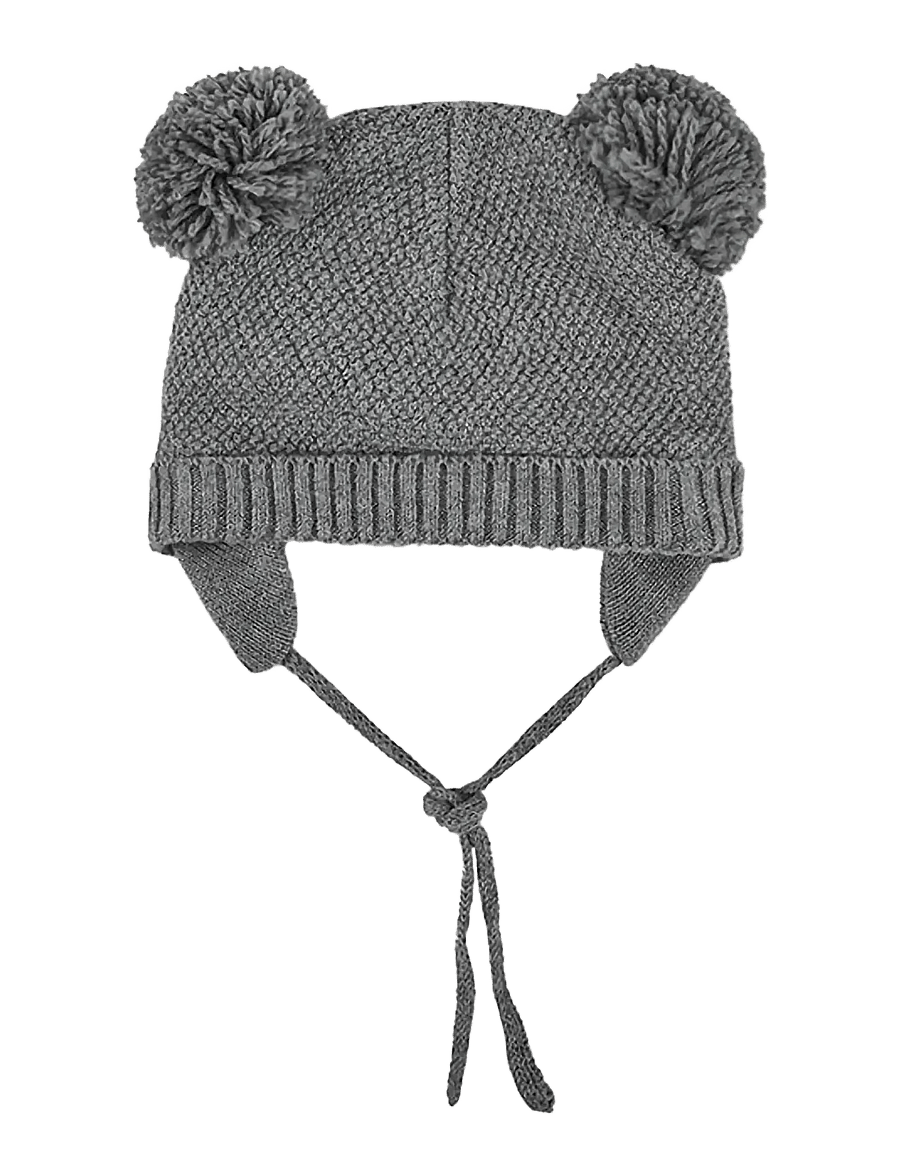 Boboli - Knitwear hat for baby -BCI - wintermützen - grey - 1