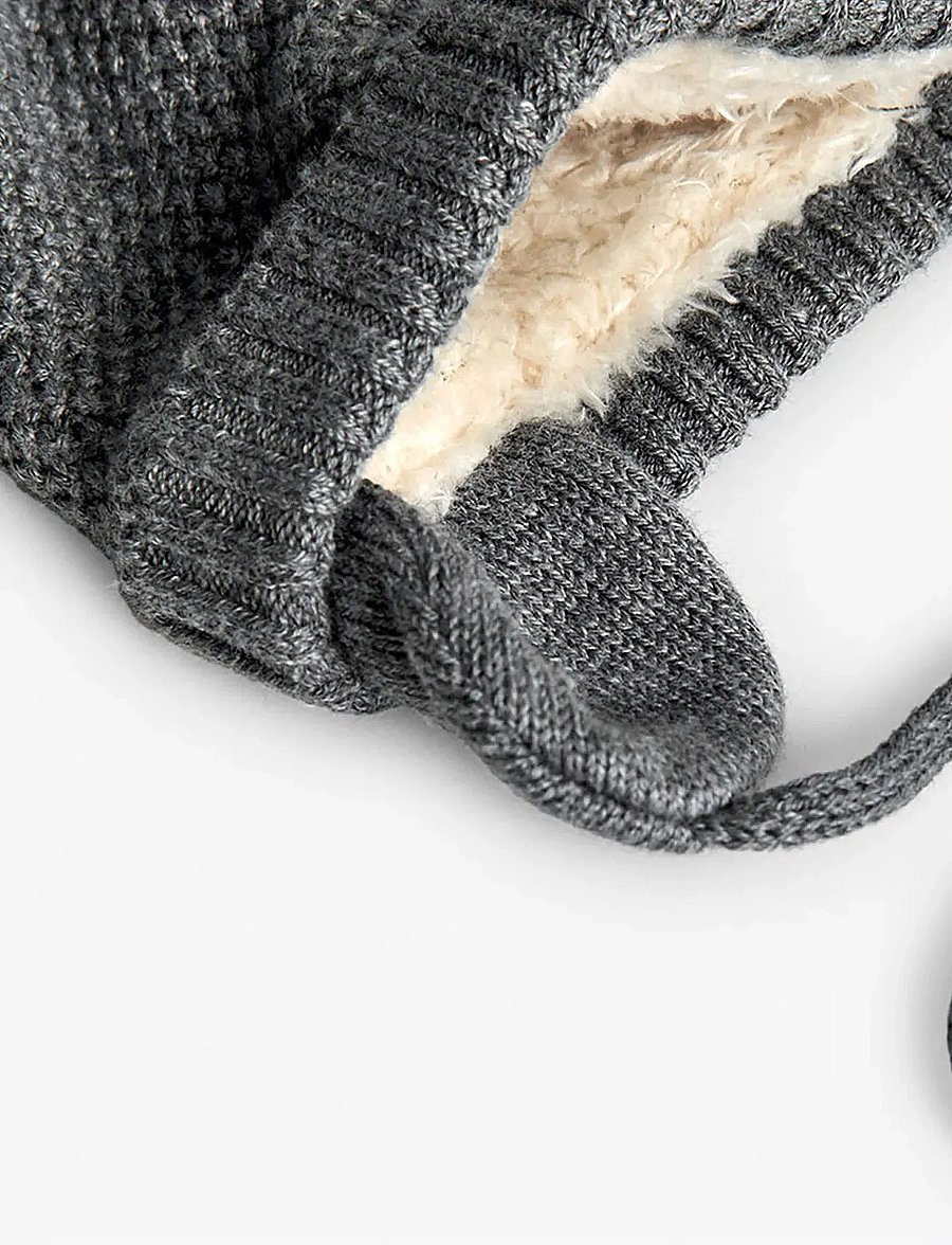 Boboli - Knitwear hat for baby -BCI - wintermützen - grey - 2