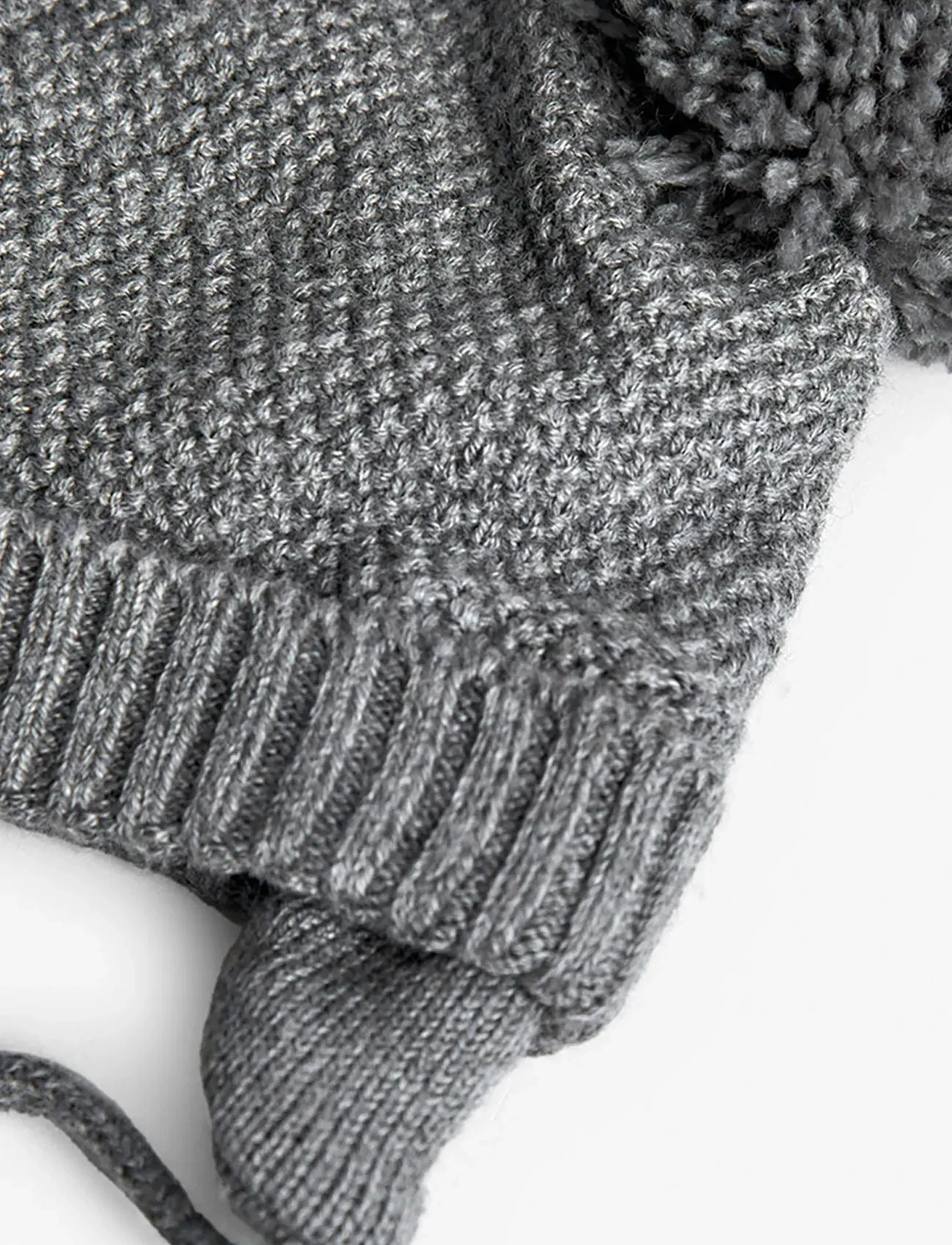 Boboli - Knitwear hat for baby -BCI - wintermützen - grey - 3