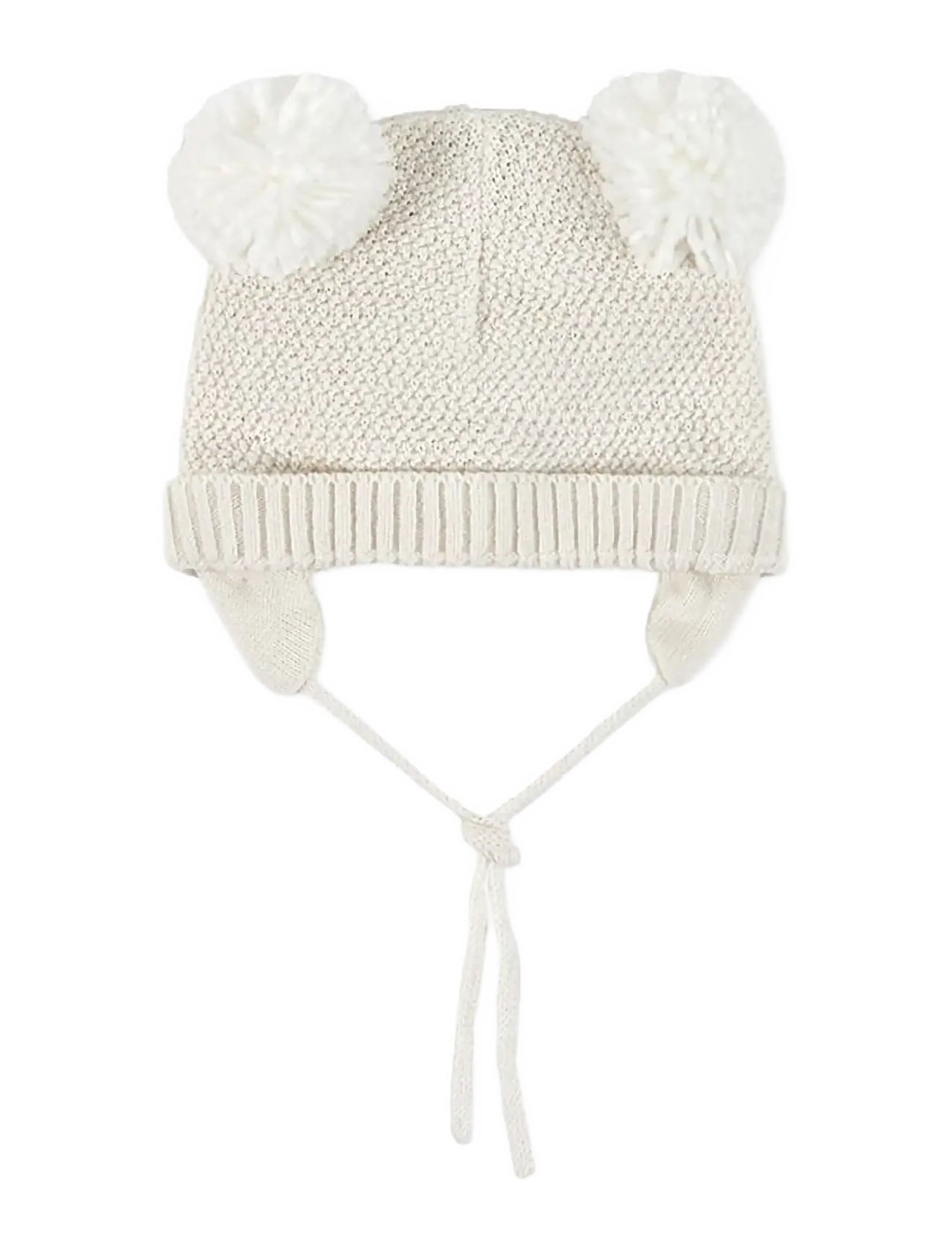 Knitwear hat for baby -BCI - OFF WHITE