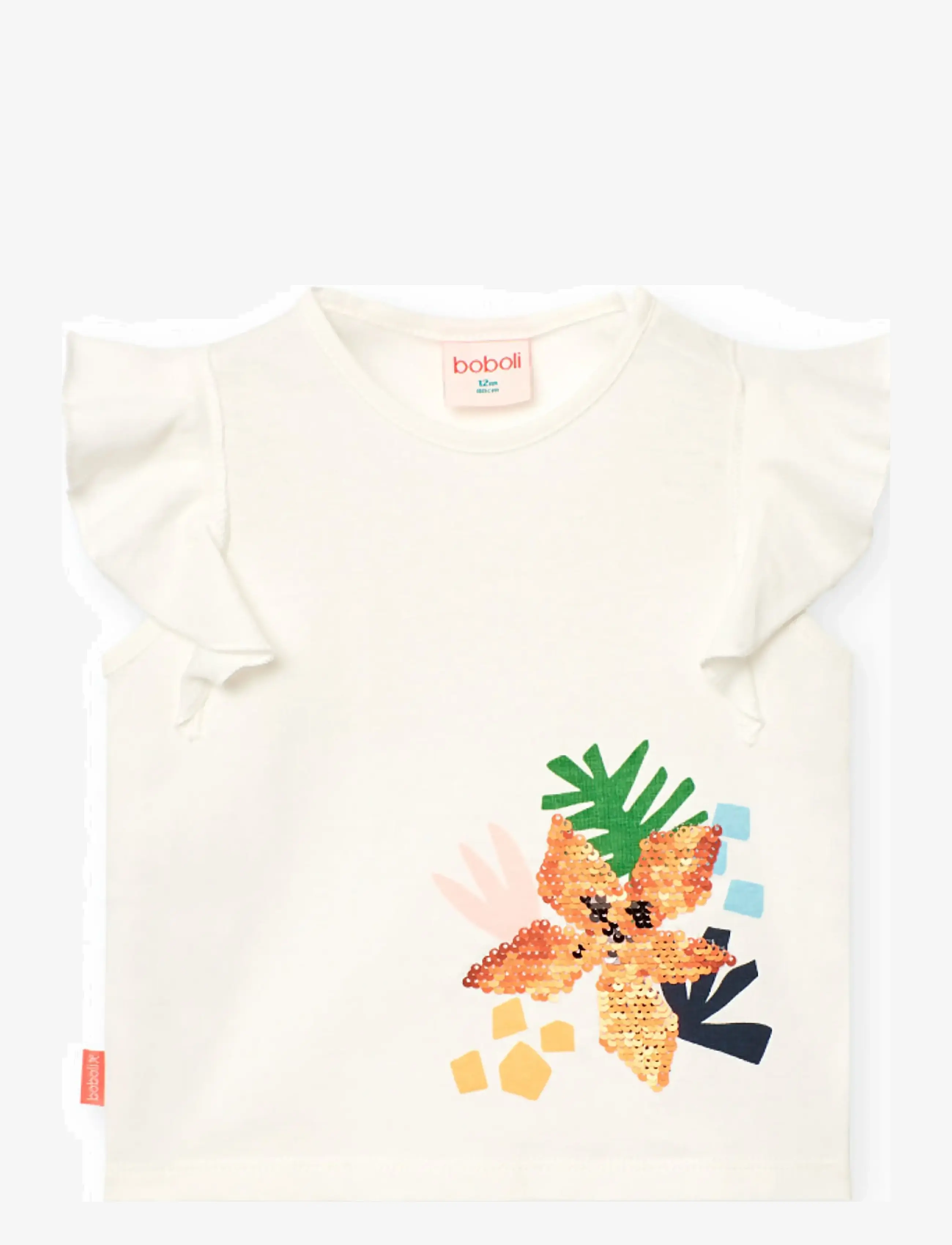 BOBOLI Knit T-Shirt Weiß - 104 - Kinder