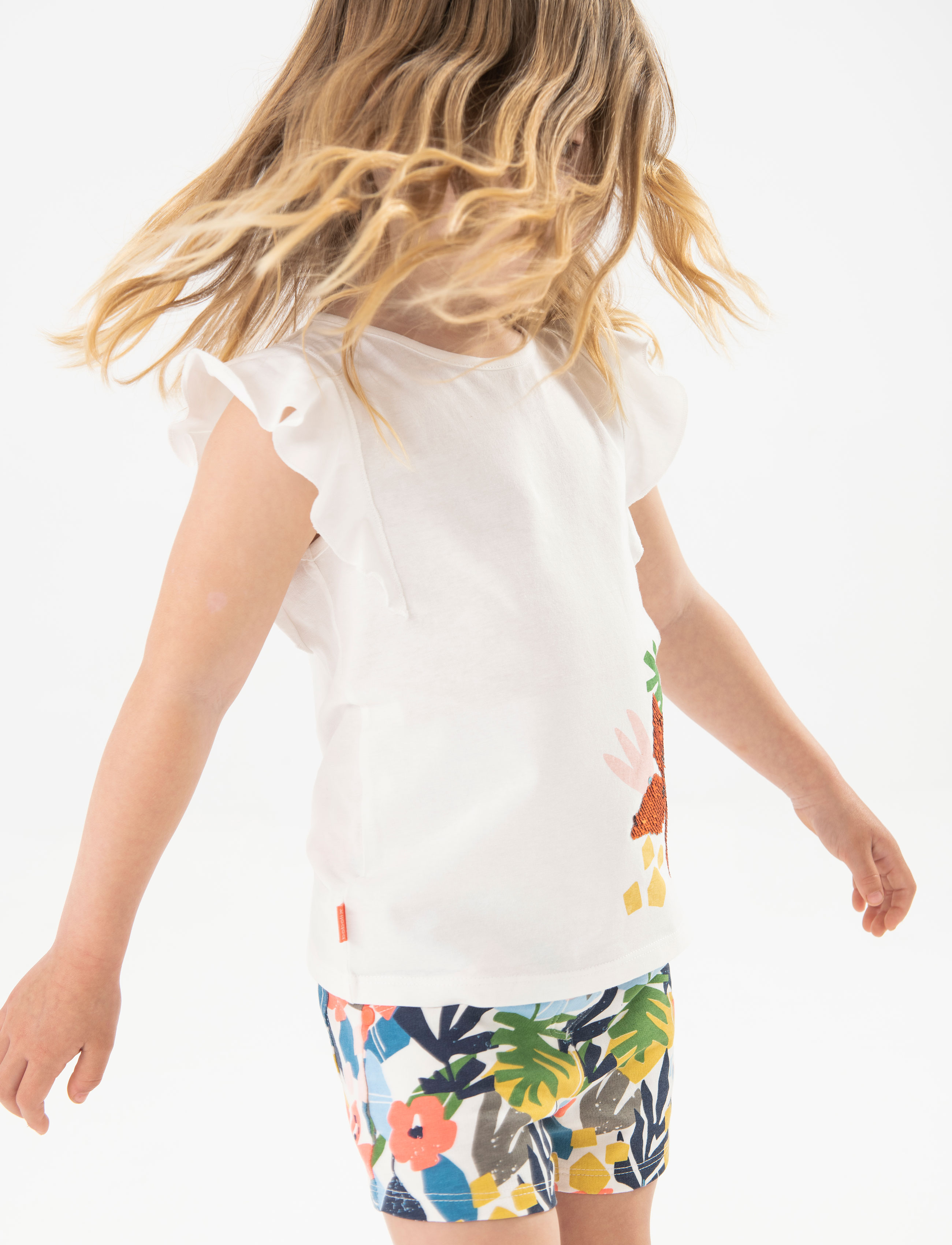 Boboli - Knit t-Shirt - t-shirts à manches courtes - white - 4