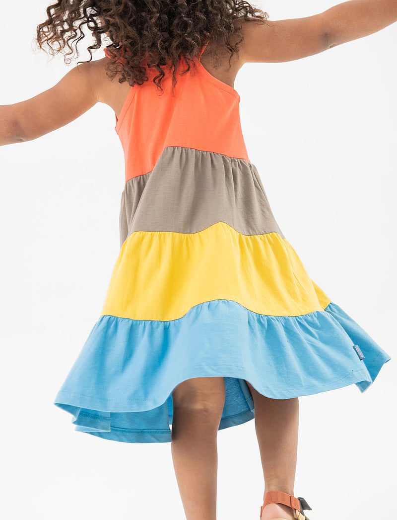 Boboli - Dress with ruffles - sleeveless baby dresses - watermelon - 3