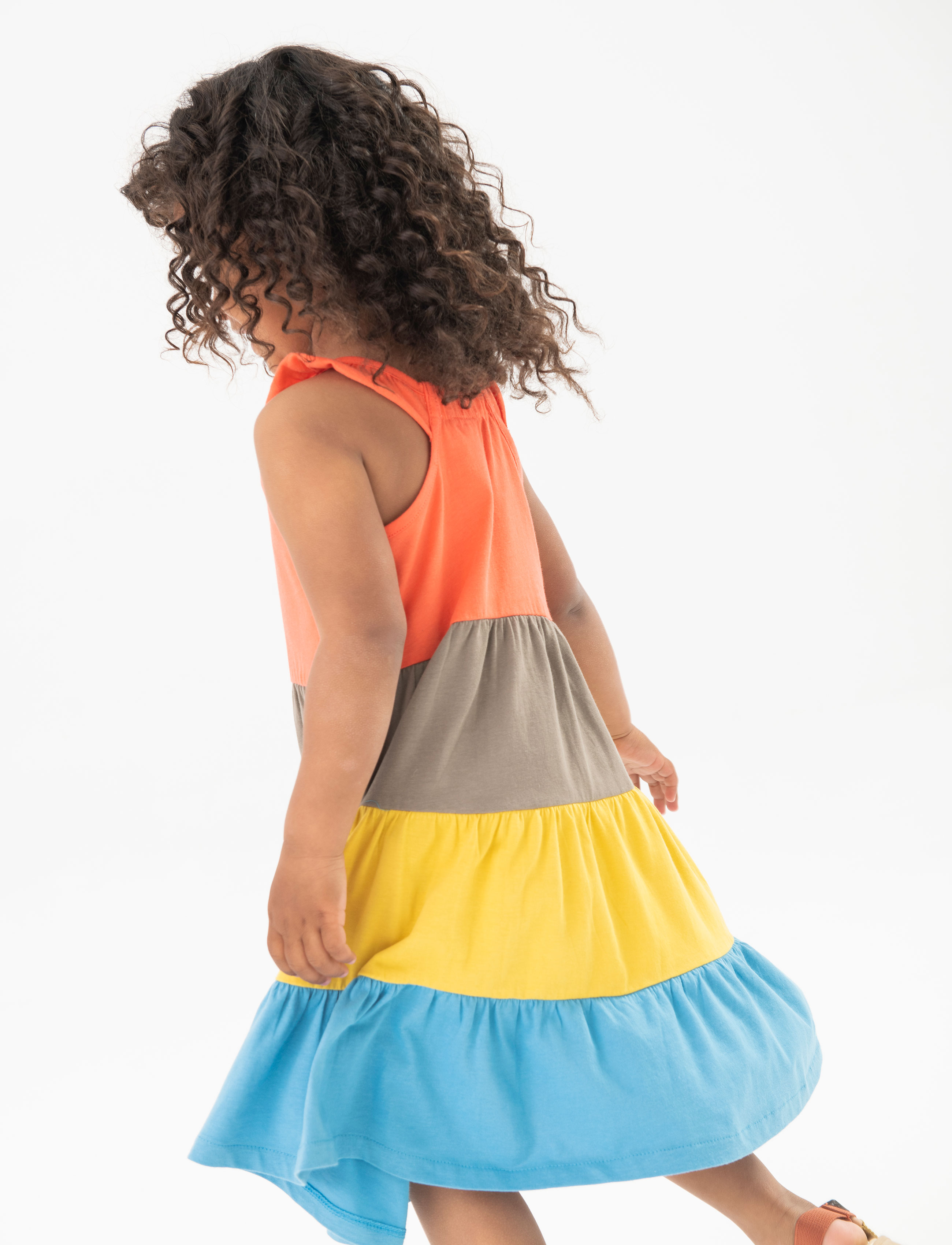 Boboli - Dress with ruffles - sleeveless baby dresses - watermelon - 4