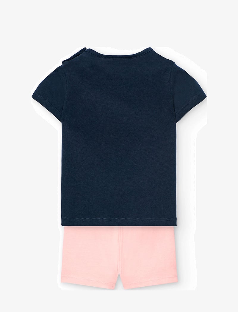 Boboli - Set knit - sæt med kortærmet t-shirt - navy - 1
