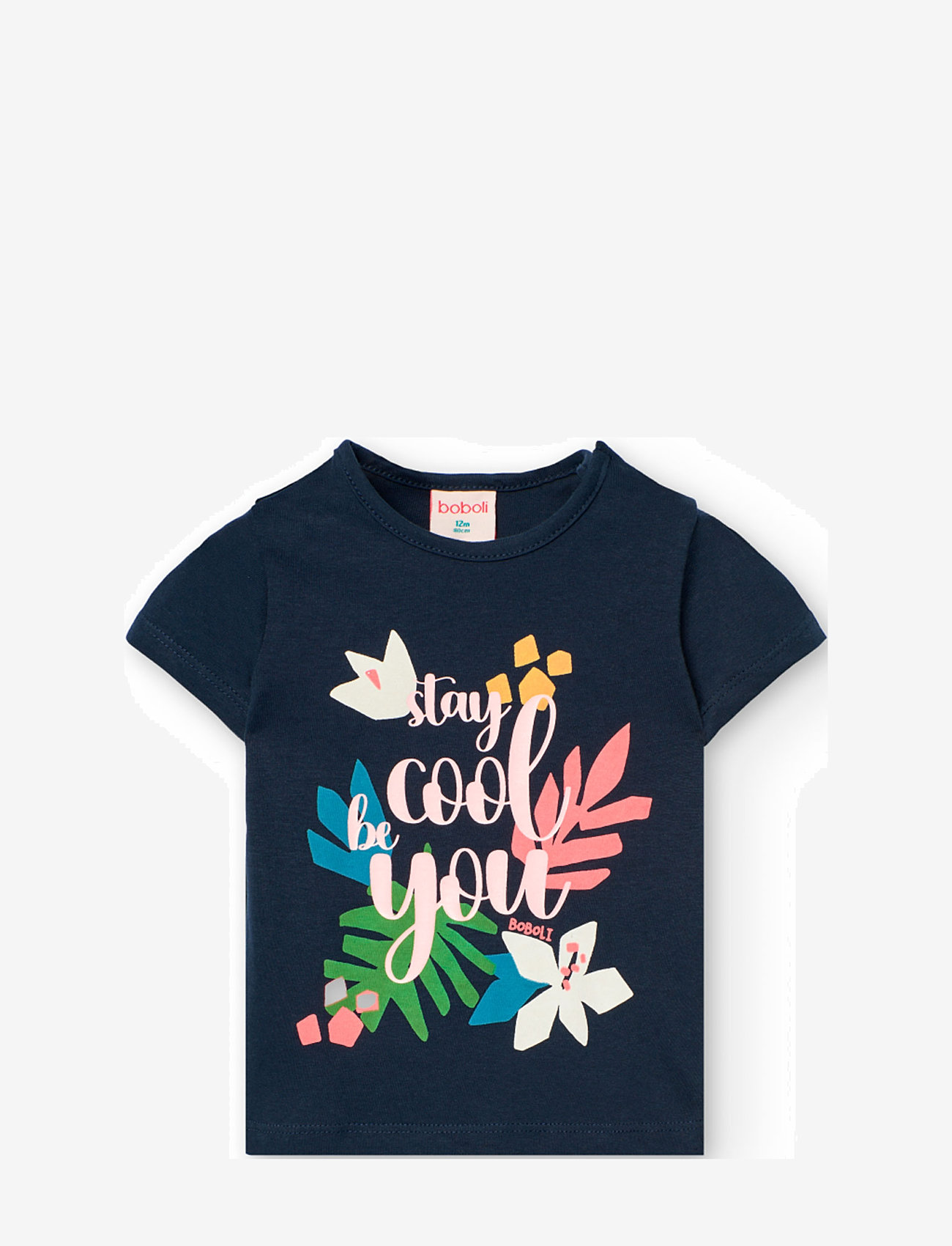 Boboli - Set knit - sæt med kortærmet t-shirt - navy - 2