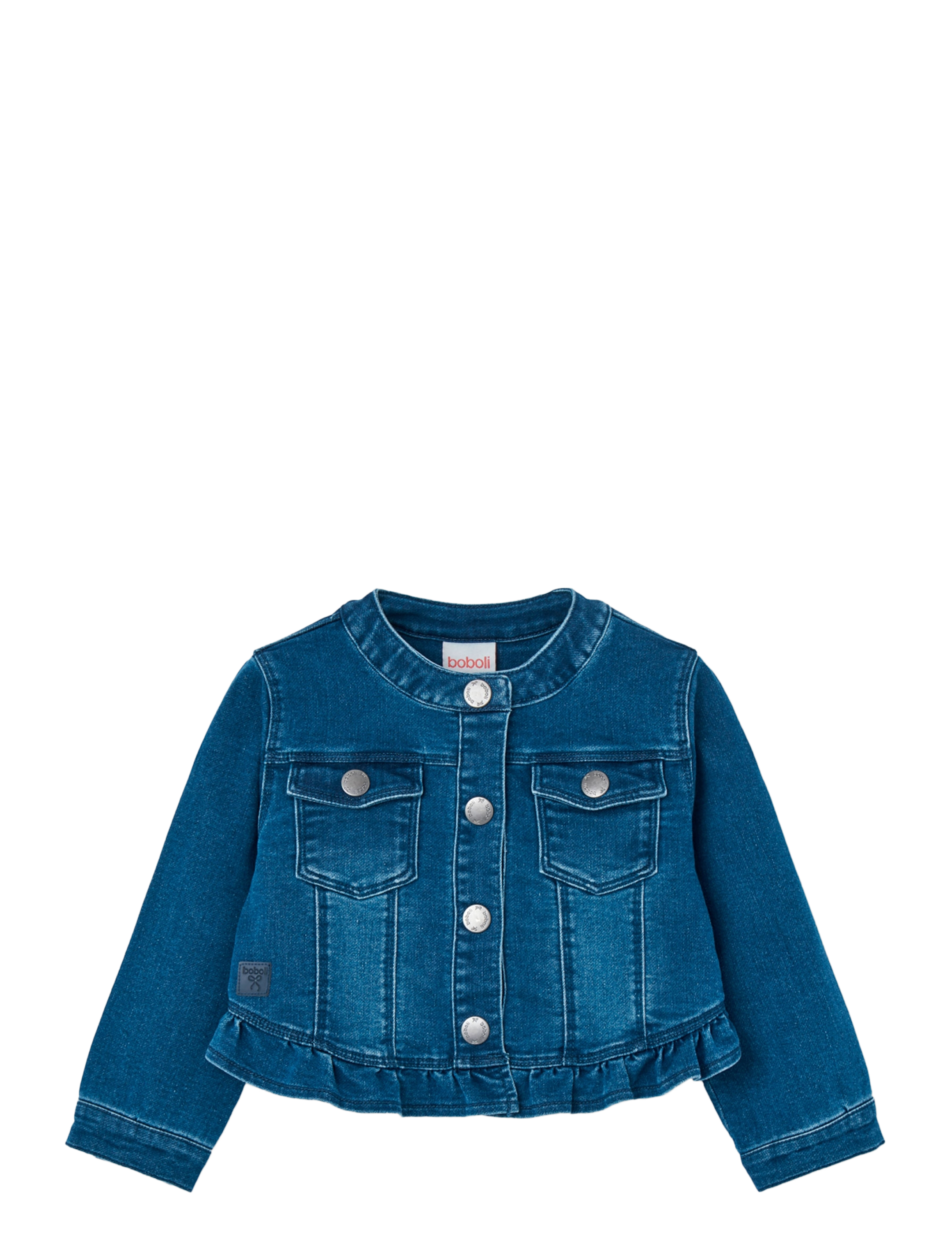 Boboli Denim jacket knit - Outerwear - BLUE / blue