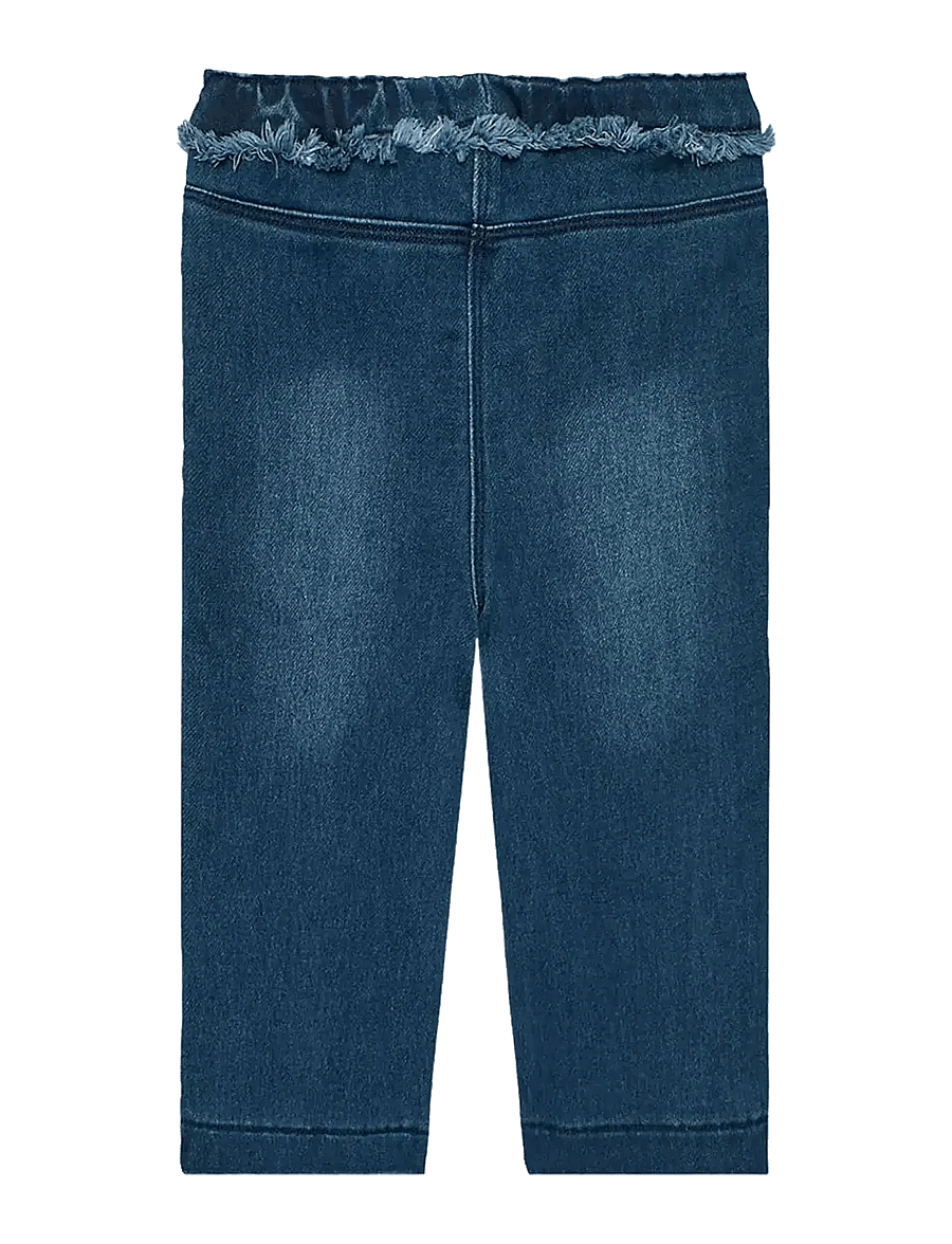 Boboli - Denim trousers knit - suorat farkut - blue - 1