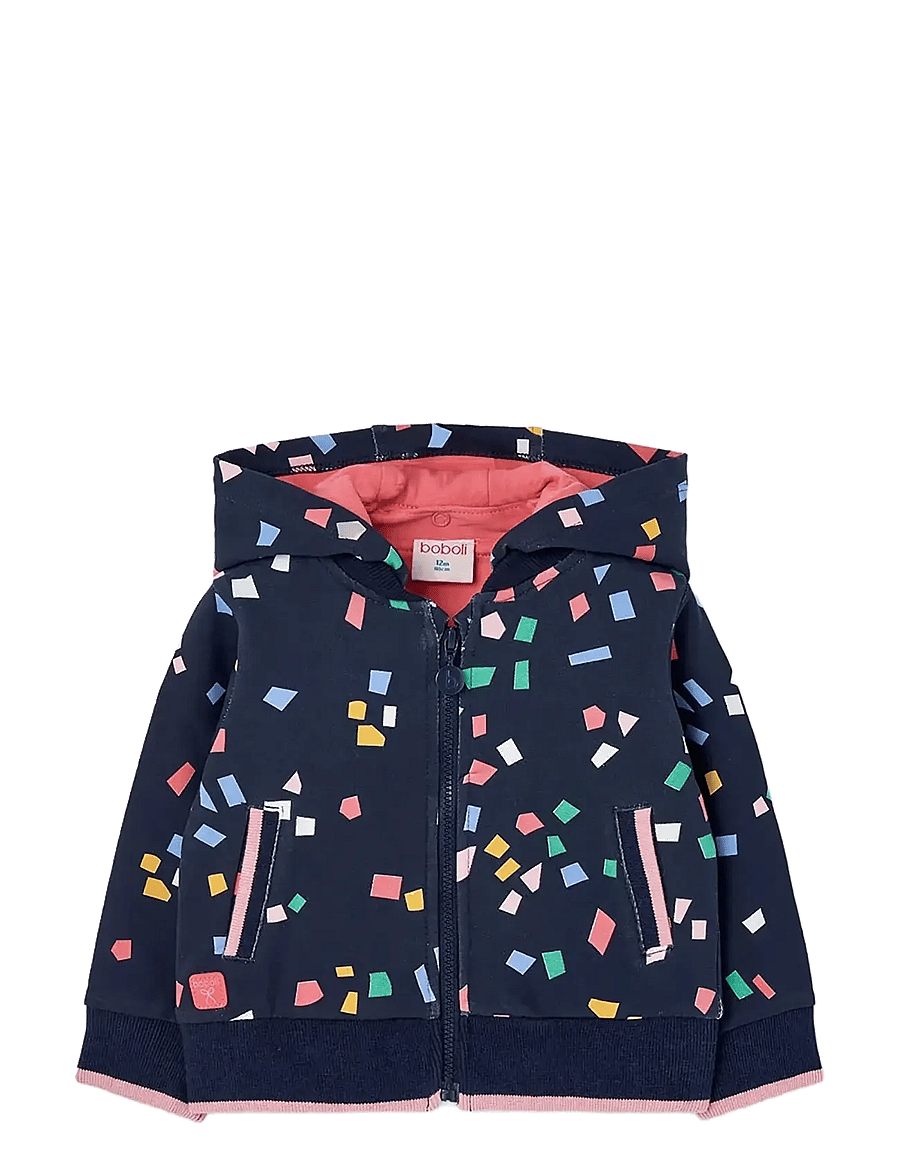Boboli - Fleece jacket printed - kapuzenpullover - print - 0