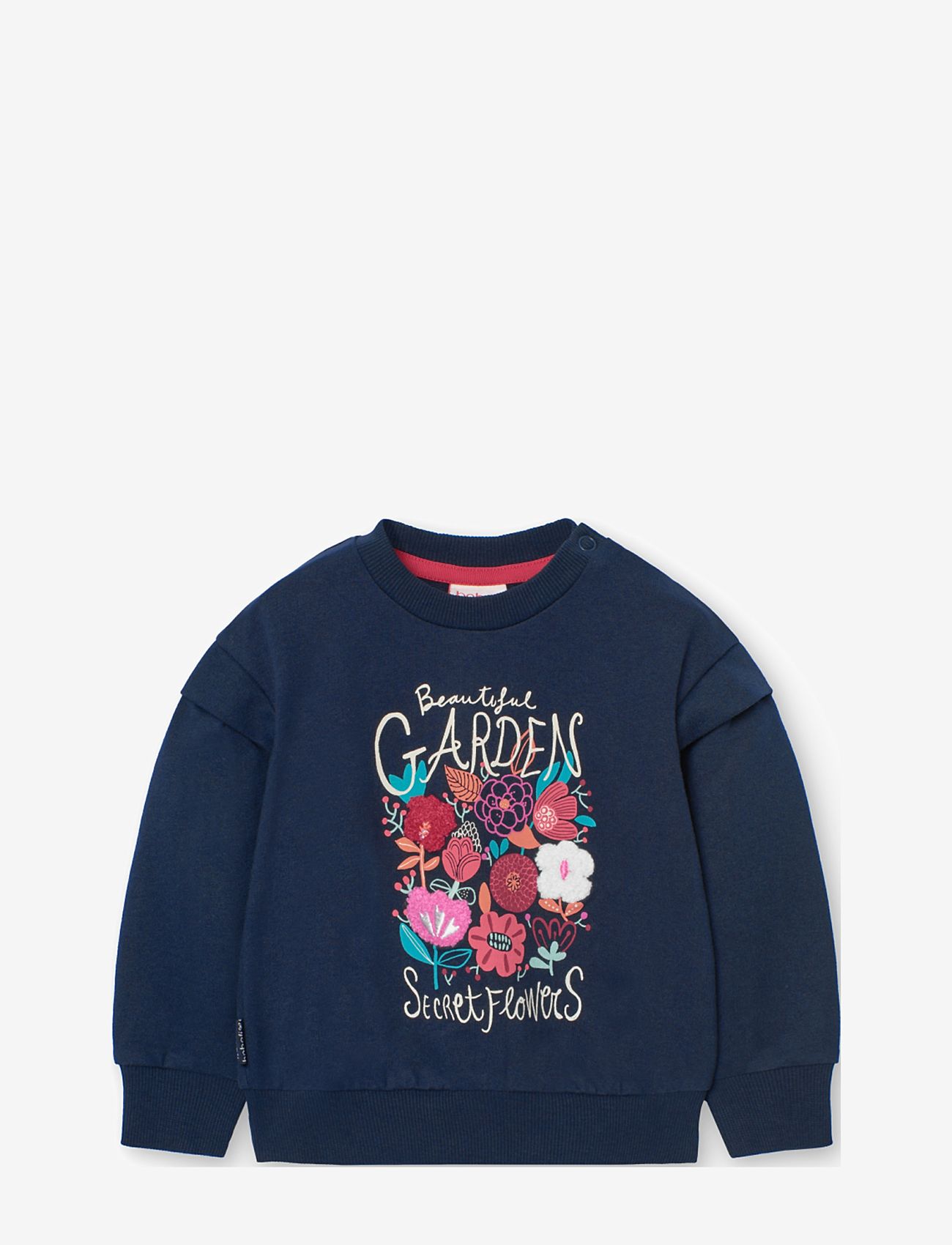 Boboli - Fleece sweatshirt for baby girl -BCI - navy - 0