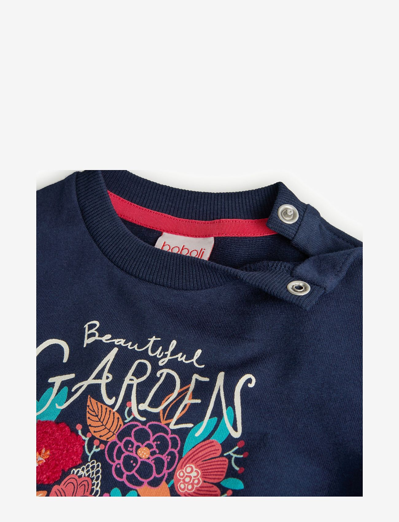 Boboli - Fleece sweatshirt for baby girl -BCI - navy - 2