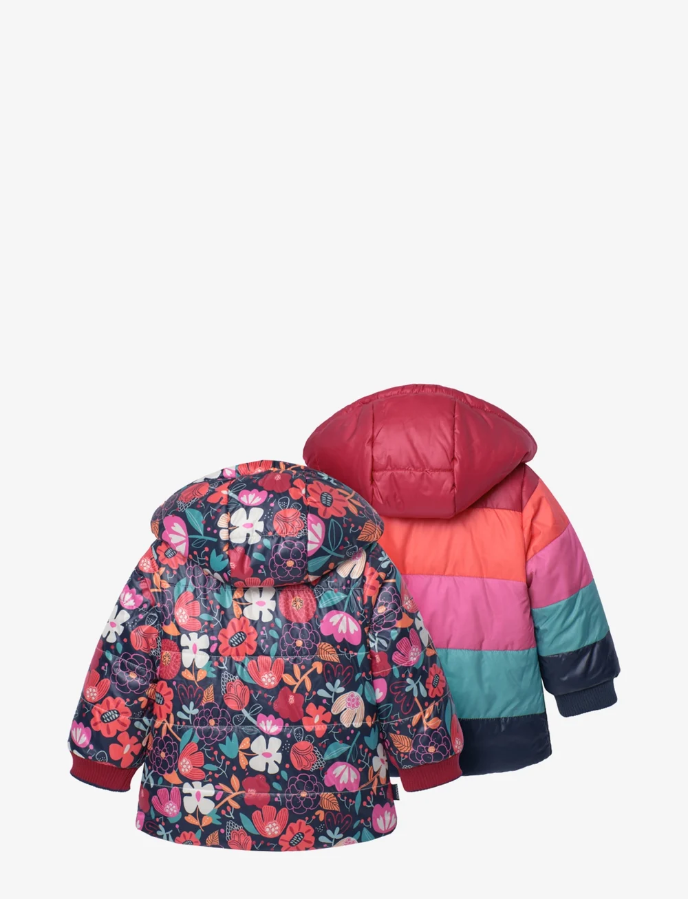 Boboli - Reversible parka floral for baby girl - winterjacke - print - 1