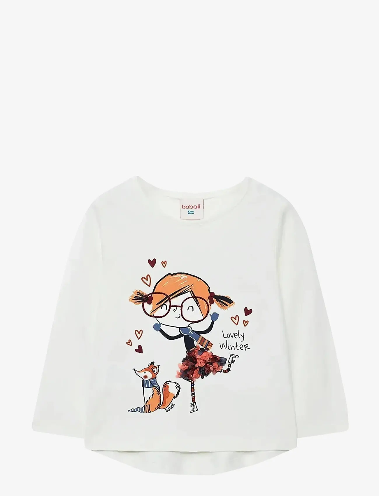 Boboli - Knit t-Shirt - långärmade t-shirts - off white - 0