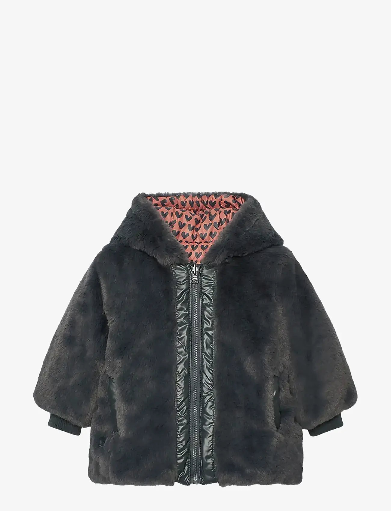 Boboli - Reversible parka - faux fur jakker - print - 0
