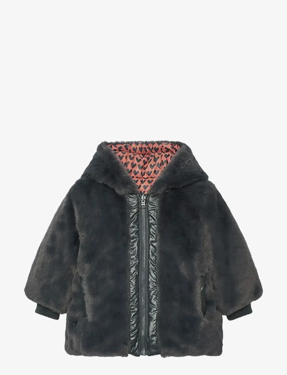 Boboli - Reversible parka - faux fur jakker - print - 0