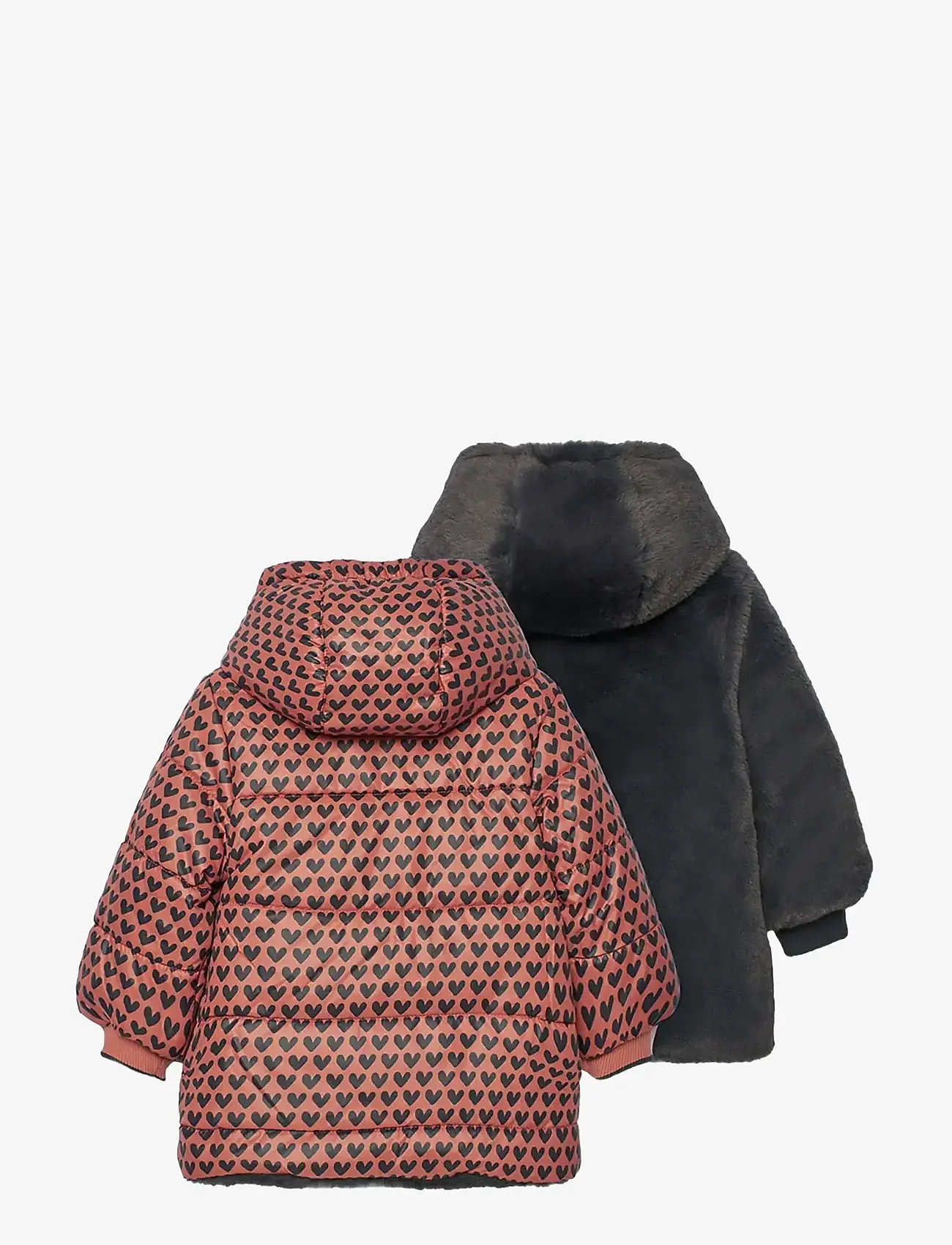 Boboli - Reversible parka - faux fur jakker - print - 1