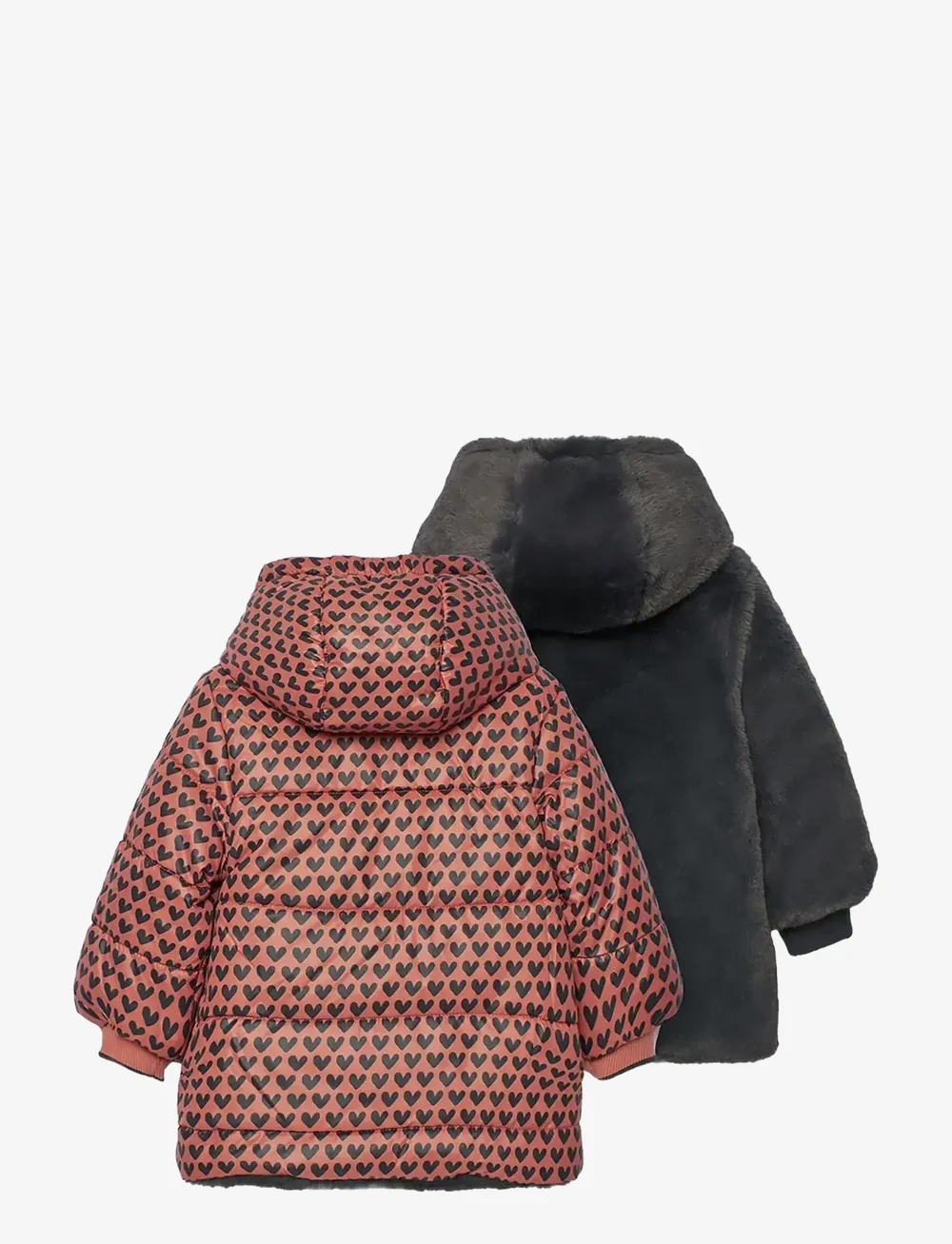 Boboli - Reversible parka - faux fur jakker - print - 1