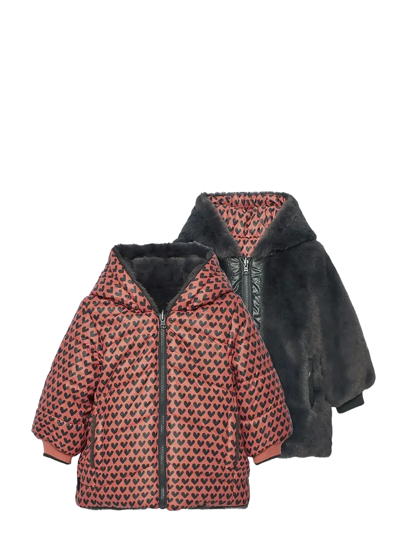 Boboli - Reversible parka - fuskpäls - print - 2
