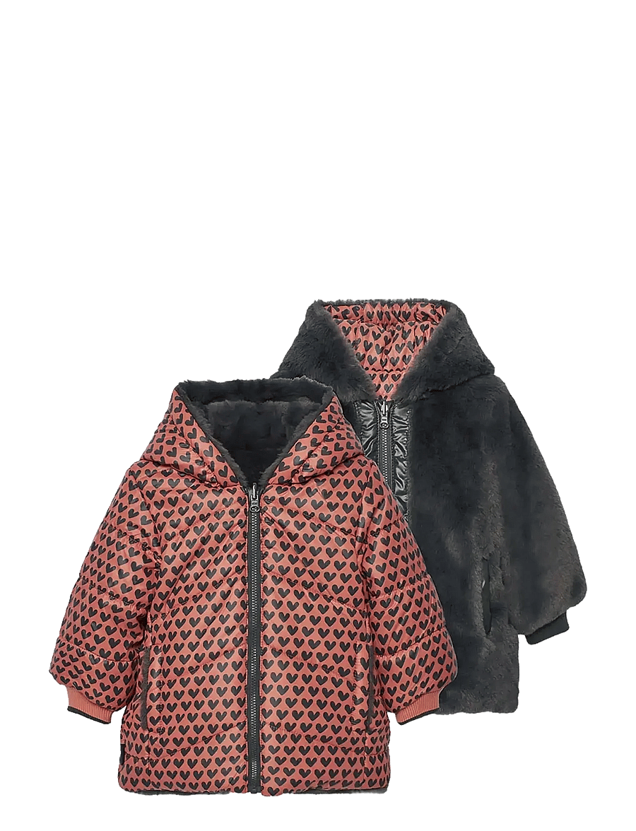 Boboli - Reversible parka - fuskpäls - print - 2