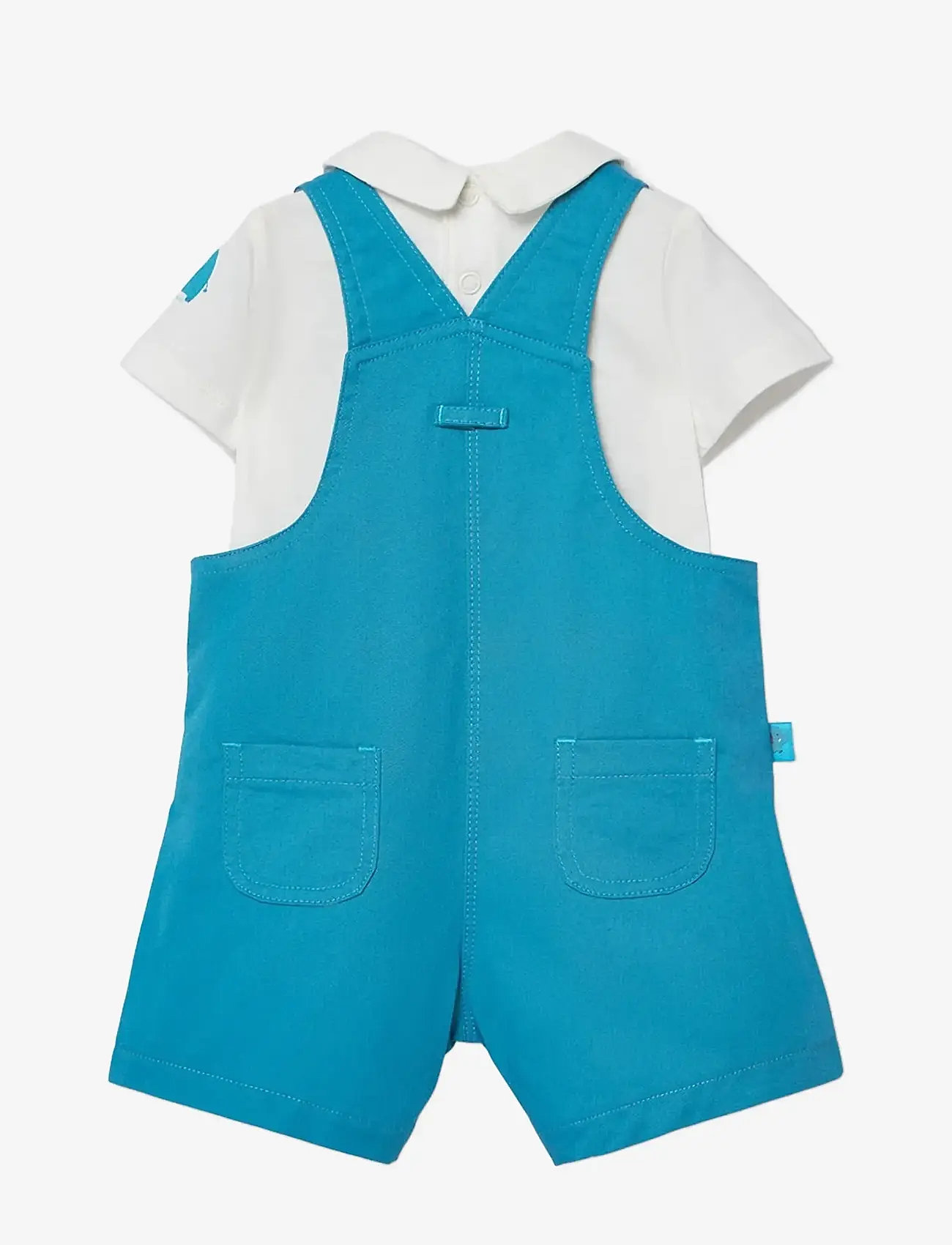 Boboli - Set knit combined for baby -BCI - sets with body - adriatic - 1