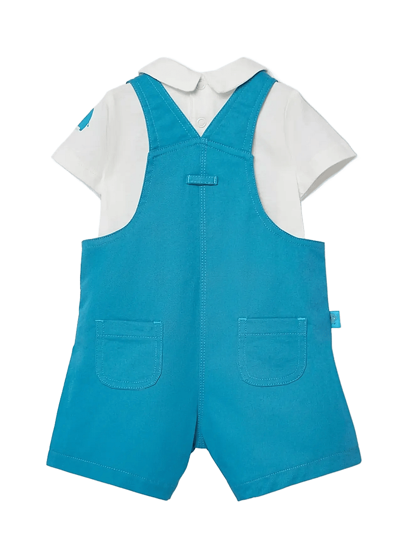 Boboli - Set knit combined for baby -BCI - sets with body - adriatic - 1