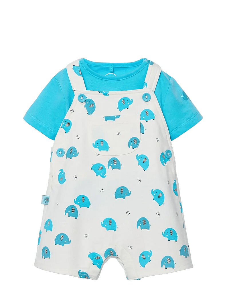 Boboli - Set knit for baby boy -BCI - sæt med body - print - 0