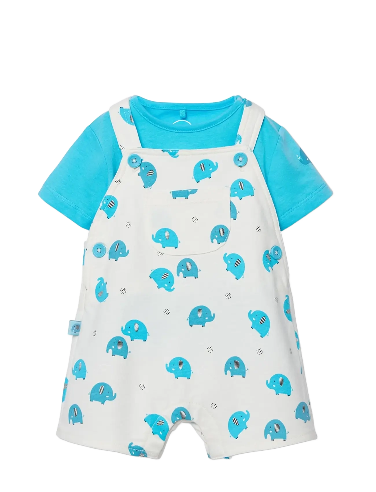 Boboli Set knit for baby boy -BCI - 4 for 3 - PRINT / blue