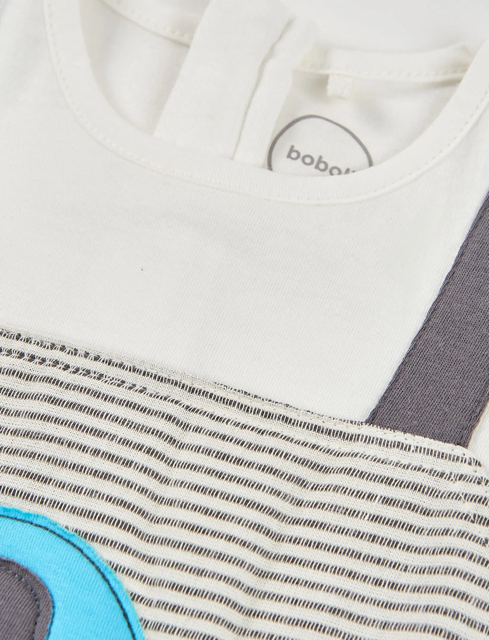 Boboli - Knit play suit combined for baby -BCI - grenouillères - stripes - 2