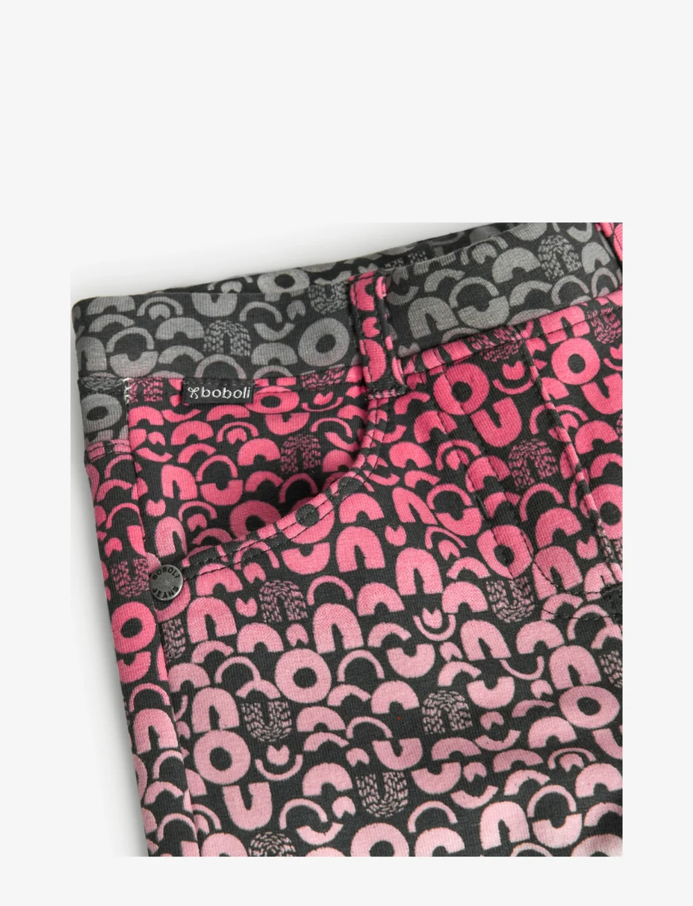 Boboli - Fleece trousers printed for baby -BCI - babybyxor - print - 2