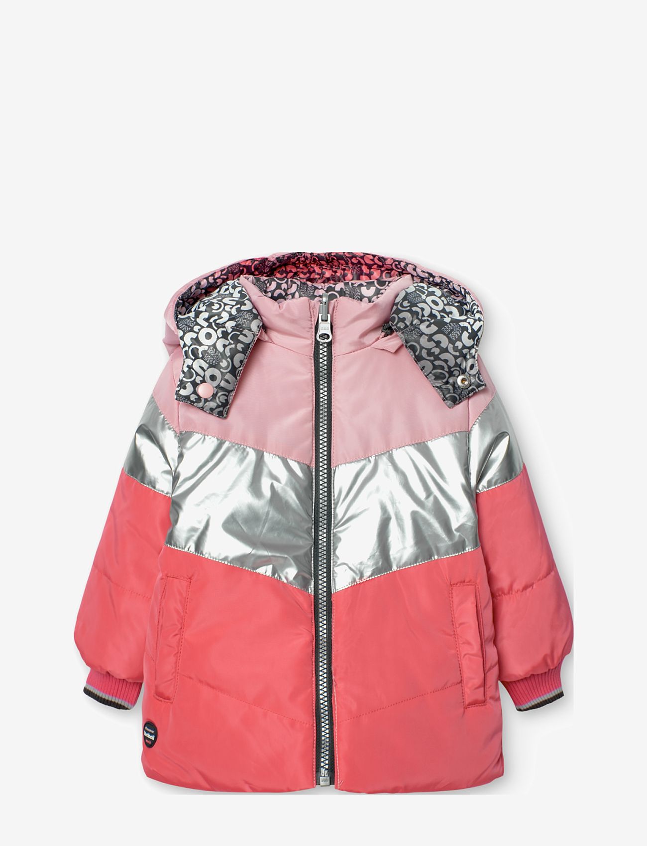 Boboli - Reversible parka for baby girl - parkas - flamingo - 3
