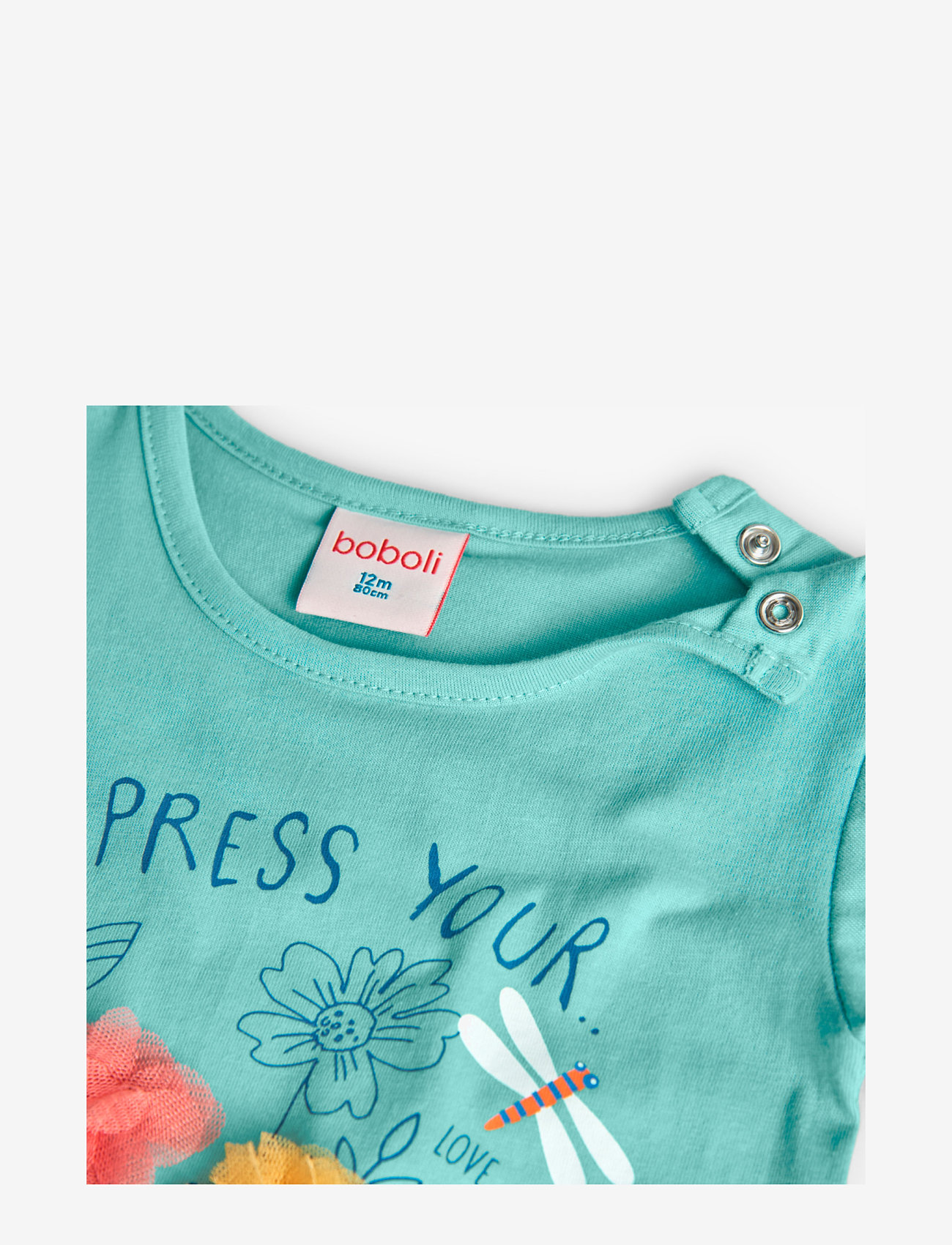 Boboli - Knit t-Shirt - kortärmade t-shirts - blue - 3