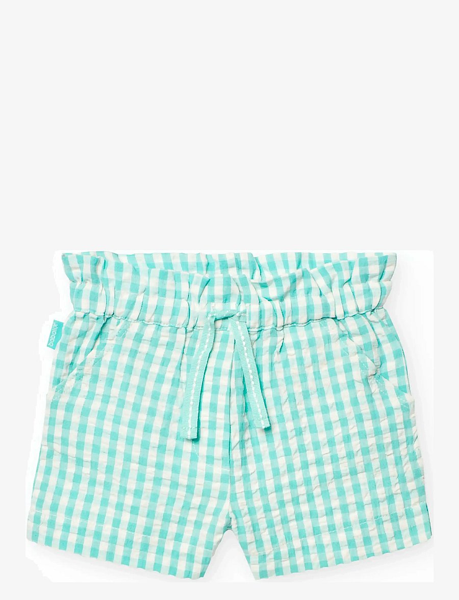 Boboli - Poplin bermuda shorts check - najniższe ceny - checks - 1
